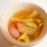 ポトフ風　キャベツ＆セロリ＆ウインナースープ